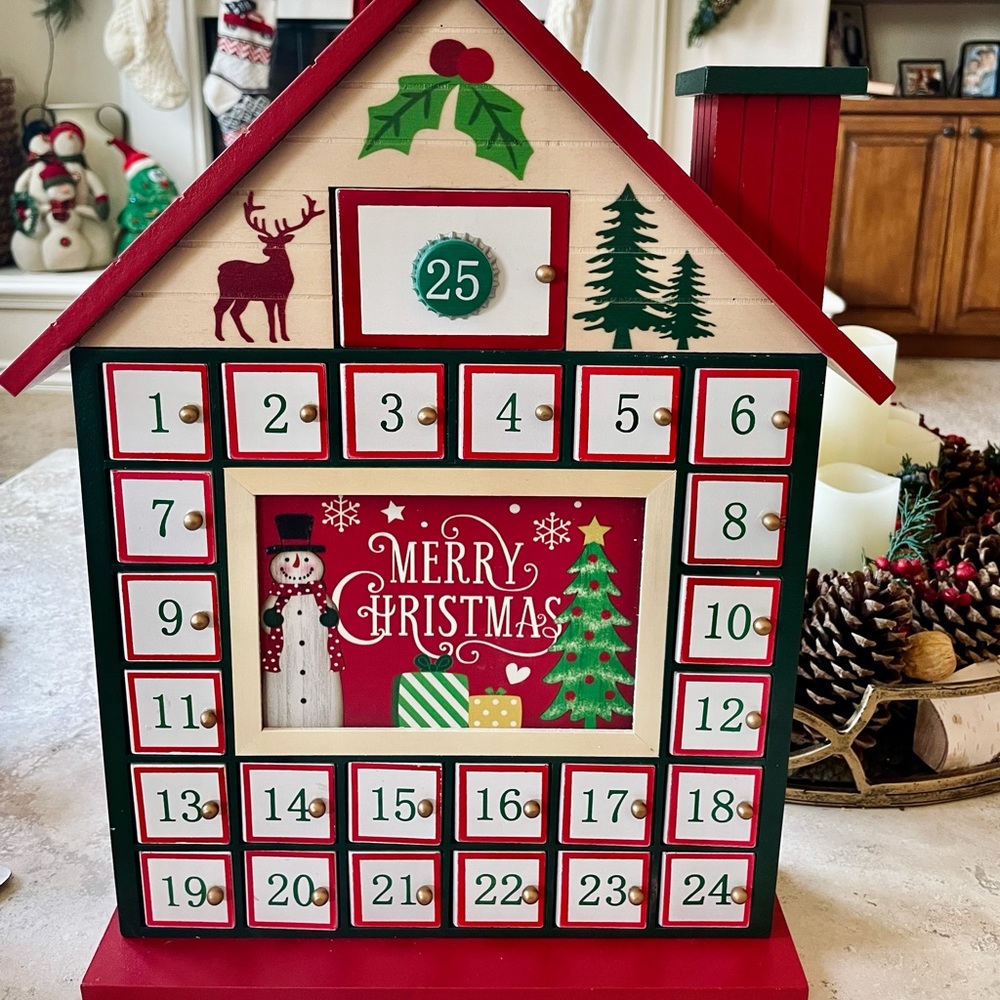 Wooden Christmas Advent Calendar